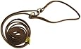 Resco Professional Cordo-Hyde Martingale Lead with 14-Inch Choke Collar, 3/8-Inch x 42-Inch Long, Mahogany
