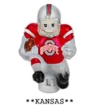 5" NCAA Kansas Jayhawks Acrylic Running Football Player Night Light