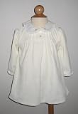 Ralph Lauren Girls Velvet Dress with Embroidered Collar Long Sleeve