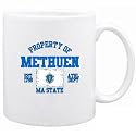 New " Property Of Methuen / Athl Dept " Massachusetts Mug Usa City