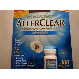 loratadine 10mg 300 tablets antihistamine for allergy