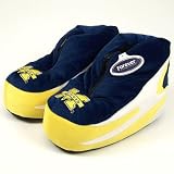 MICHIGAN WOLVERINES OFFICIAL LOGO SNEAKER SLIPPERS SZ S M L XL