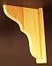 Waddell 7x11 Pine Shelf Bracket [CAPITOL CITY LUMBER]