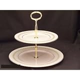 Castleton China Grosvenor Hostess Tray 2 Tier by CASTLETON CHINA