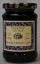 Thursday Cottage Jam Preserve Blackcurrant 3/4 Lb (Pack of 2)