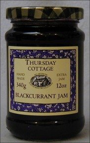 Thursday Cottage Jam Preserve Blackcurrant 3 4 lb by Thursday Cottage