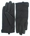 Morgan "Heart" Ladies Leather Morgan Gloves With Heart Detail - Black