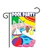 Pool Party Garden Flag Indoor/outdoor 13.5" X 18"