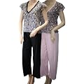 Anucci Animal Print Cotton Jersey Pyjamas LN325
