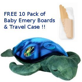 Twilight Sea Turtle Constellation Nightlight with FREE 10 Pack of Baby Emery Boards & Travel Case thumbnail