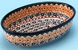Polish Pottery Oval Baker 8 x 5