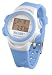 Malem Vibro-Watch 12 Alarm Vibrating Watch - White/Light Blue