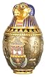 Hapi Canopic Jar (l) - Cold Cast Resin - 9.25" Height