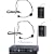 Audio 2000 AWM 6022h VHF Dual Channel Wireless System with Two Headset Mic