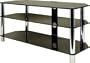 Centurion GT5 Black Premium Contemporary Design Flat Screen 32"-60" Glass Stand