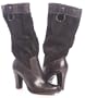 Diba Women's "Armada" Suede & Leather Boots (7, Black)