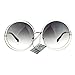 Avant Garde Double Circle Frame Round Designer Fashion Retro Sunglasses