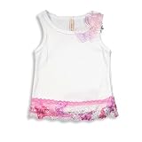 Ave Blu - Toddler Girls Sleeveless Top, White
