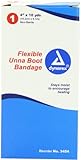 Dynarex Unna Boot Bandage, 4 Inches X 10 Yards, (Pack of 12)