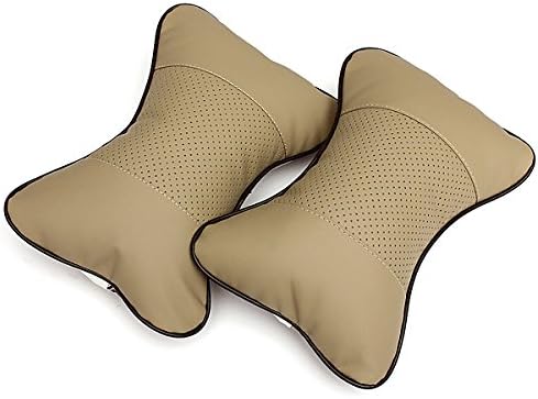2PCS Breathe Car Auto Seat Head Neck Rest Cushion Headrest Pillow Pad