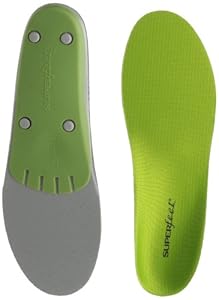 Superfeet Green Premium Insoles,Green,E: 10.5 - 12 US Womens/9.5 - 11 US Mens