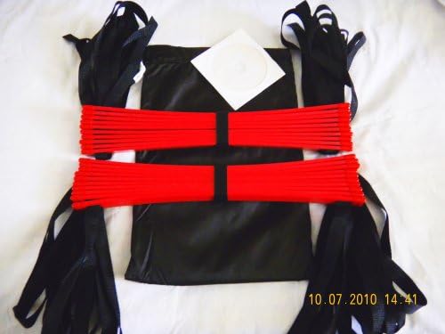 Red 34 Foot Speed Agility Ladder with Drills Dvd Sports Training for All Sports Including Soccer Basketball,volleyball, Baseball, Football and More