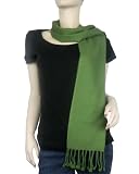 Pure Pashmina Scarf Burnt Olive 3 Ply