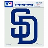 MLB San Diego Padres 8-by-8 Inch Diecut Colored Decal