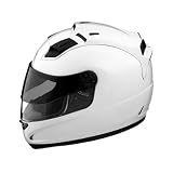 GMax GM68S Helmet Solids with Drop Down Sun Visor & LED on the Back