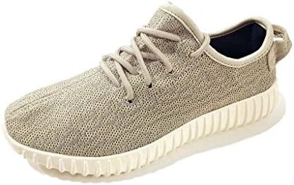 Nevin Women's Lace Up Fashion Sneakers Casual Comfortable Breathable Running Shoes beige 45