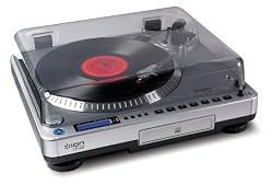 ION USB Turntable with Built-in CD Recording