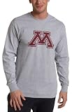 Minnesota Golden Gophers Athletic Oxford Long Sleeve T-Shirt (Small, Athletic Oxford)