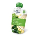 Plum Organics Second Blends Baby Food Fruit & Grain Baby Food - Zucchini Banana & Amaranth - 3.5 Oz. Pouch