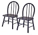 Winsome Wood Assembled Set of 2 Kids Chairs, Blue Image