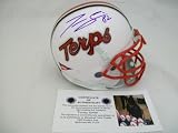 Torrey Smith Autographed Maryland Terps Mini Helmet - Autographed College Mini Helmets