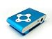 2GB BLUE MP3 USB ATLANTIC CROSS IPOD SHUFFLE DESIGN CLIPZ MP3 PLAYER LIMITED EDITION (NOT IPOD SHUFFLE)