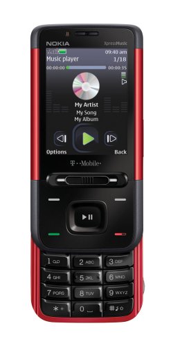 Nokia 5610 XpressMusic Phone, Red  (T-Mobile)