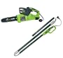 Greenworks 20062 10-Inch 7 amp Electric 2-in-1 Tree Pruner/Chain Saw with 8-Foot Pole Extension