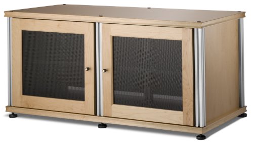 Salamander Synergy 221 Two-Shelved A/V Cabinet (Maple/Silver) On Sale