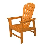 41rmMbwgs0L. SL160  Polywood Outdoor Furniture South Beach Dining Chair, Tangerine Recycled Plastic Materials