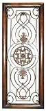 Large Rectangular Tuscan Wrought Iron Metal Wall Grill