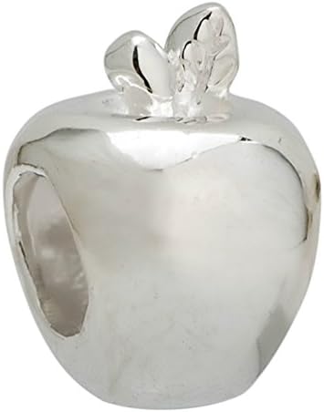 Chic Charm Authentic 925 Sterling Silver Apple Bead Fits Pandora Charms