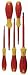 Wiha 32091 5-piece 1000-volt Slotted And Phillips Insulated Screwdriver Set