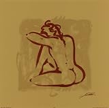 Body Language IV (gold) by Alfred Gockel,12.9 in. x 13 in.