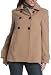 Apparel : Nine West Women's Plush Six Button Aline Swing Coat