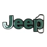 Green Jeep Logo Belt Buckle