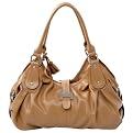 Parinda Marigold Faux Leather Handbag - Mocca