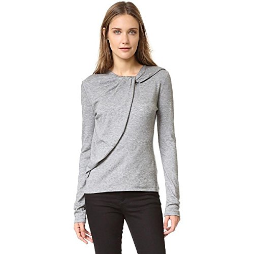 カルヴェン Carven レディース カットソー Long Sleeve Top Gris Chi [並行輸入品]