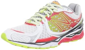 New Balance Women's W1080v3 Running Shoe,Pink/Lime,9 2A US