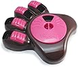 A&iuml;Kiou Activity Food Interactive Feeder for Dogs, Brown/Fushia
